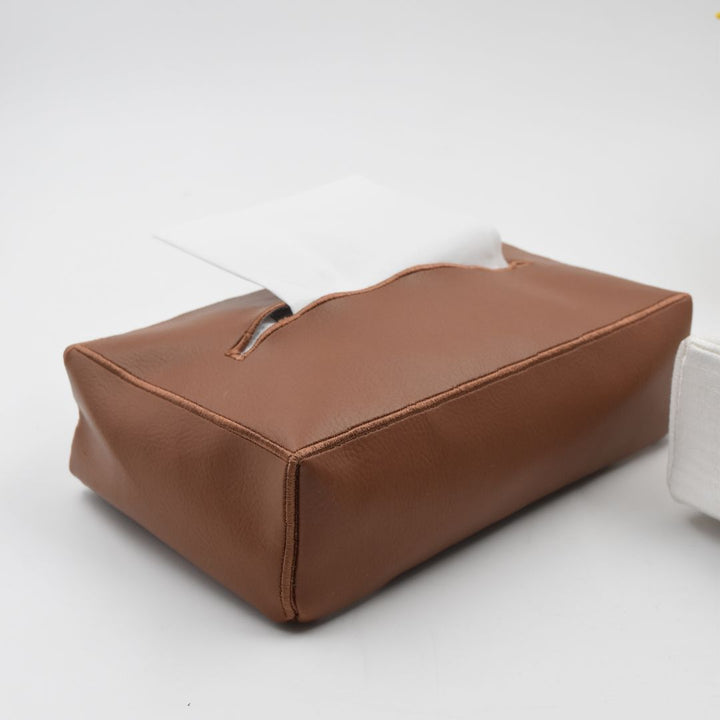 Custom Leather Cover for Tissue Papers - Karyan Art | كاريان أرت 