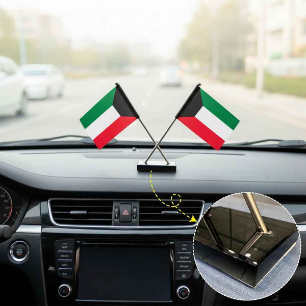 Cross Shaped flags for Cars