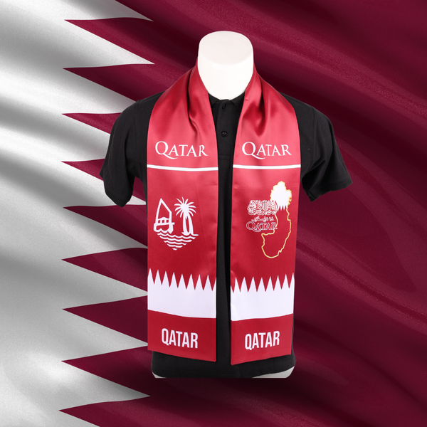 Printed Shawl For National Day Qatar