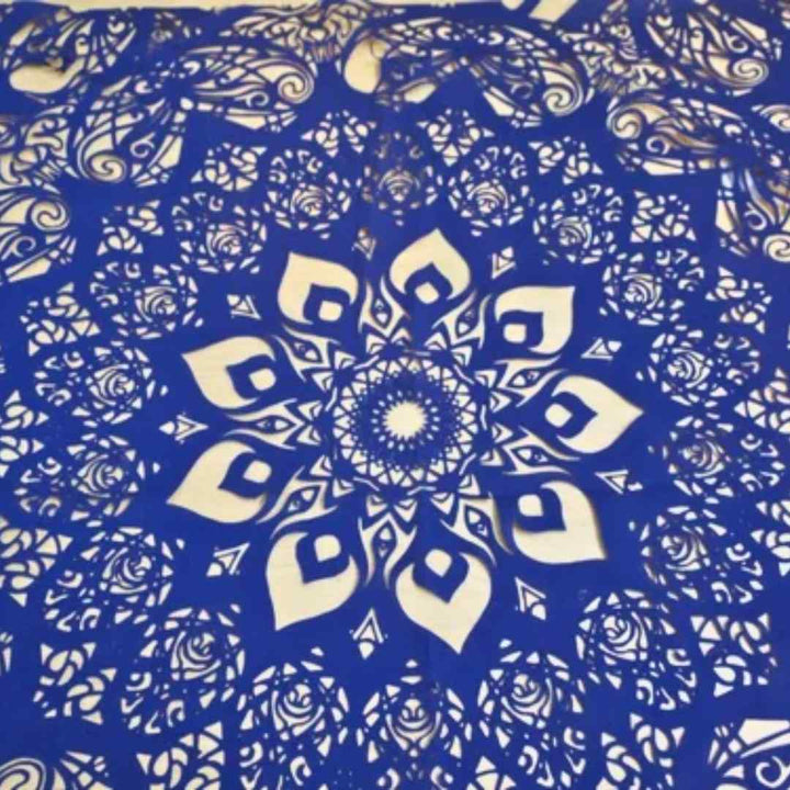 Custom Laser cutting services on Fabric - Karyan Art | كاريان أرت 