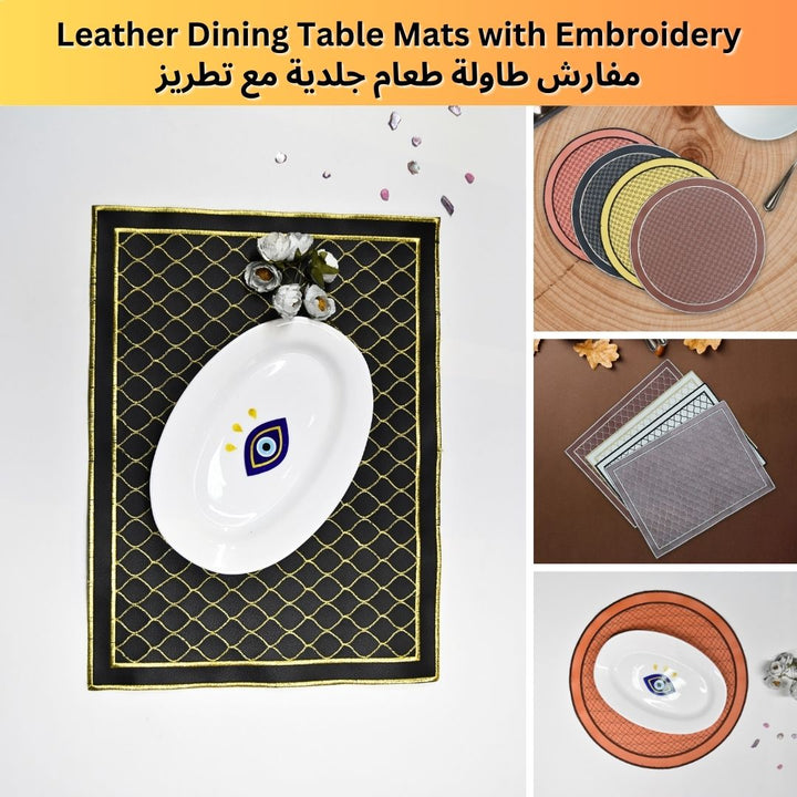 Custom Embroidery on Leather - Best Embroidery Services on Leather - Karyan Art | كاريان أرت 