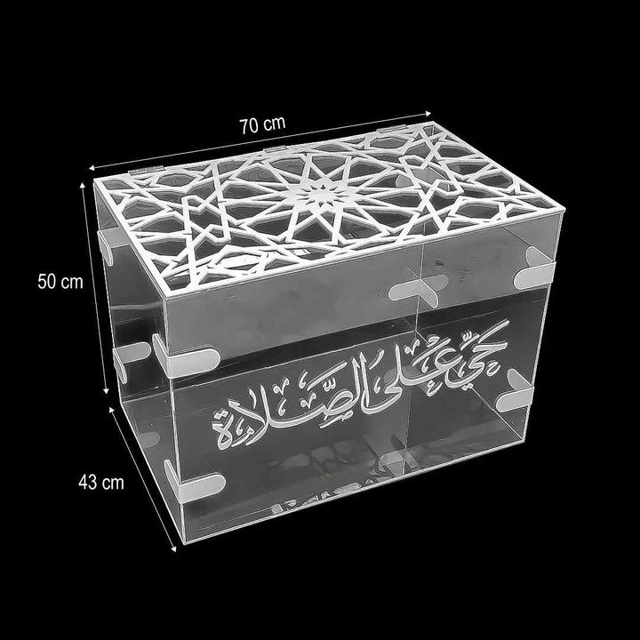 Custom Acrylic Boxes With Laser Cut - Karyan Art | كاريان أرت 