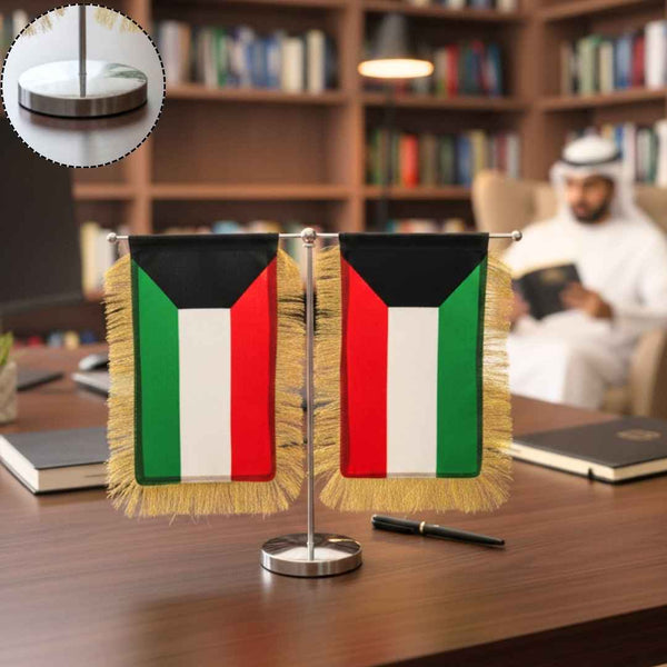 Custom Desk Flag with Dual flag Sides