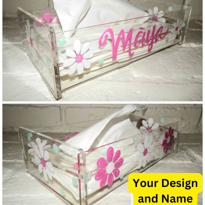 Custom Acrylic Tissue Box - Karyan Art | كاريان أرت 