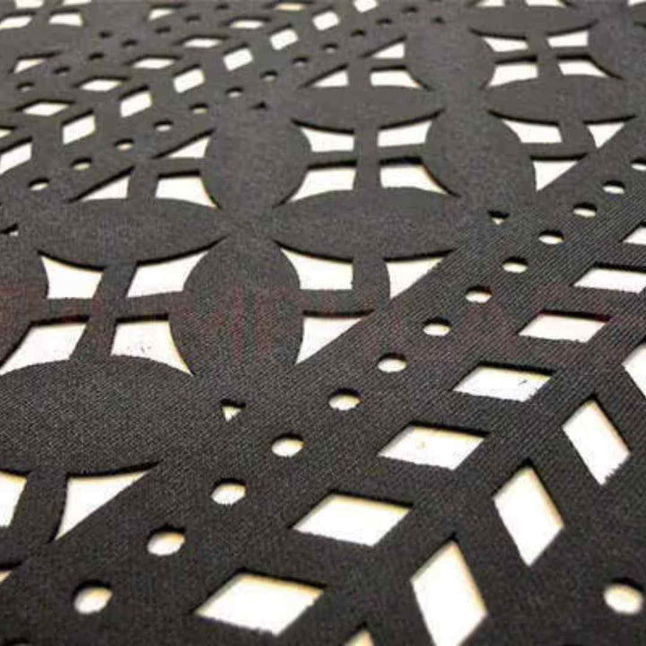 Custom Laser cutting services on Fabric - Karyan Art | كاريان أرت 