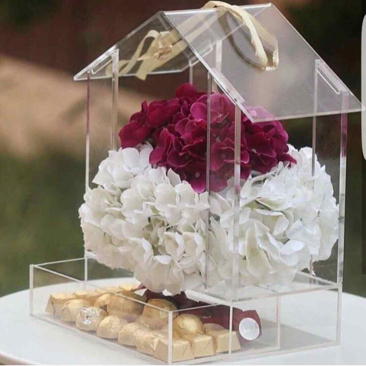 Custom Acrylic Boxes for Flowers (Only Acrylic Box) - Karyan Art | كاريان أرت 