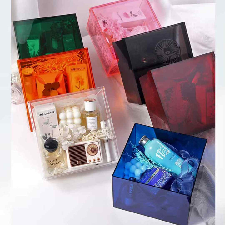 Custom Colourful Acrylic Boxes - Karyan Art | كاريان أرت 