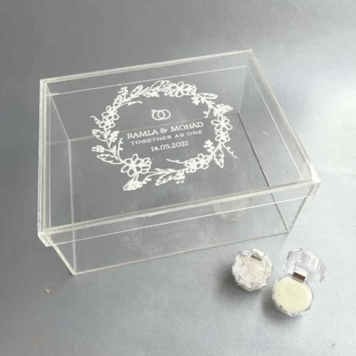 Custom Acrylic Boxes with Engraving - Karyan Art | كاريان أرت 