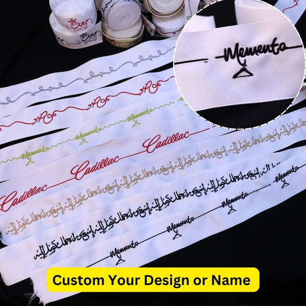 Custom Ribbons with Embroidery