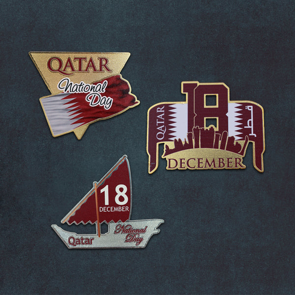 Celebrate Qatar National Day with Premium Metal Badges