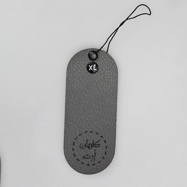 Hanging Tags Leather with Button Size Design-2