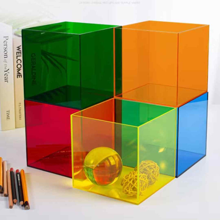 Custom Colourful Acrylic Boxes - Karyan Art | كاريان أرت 