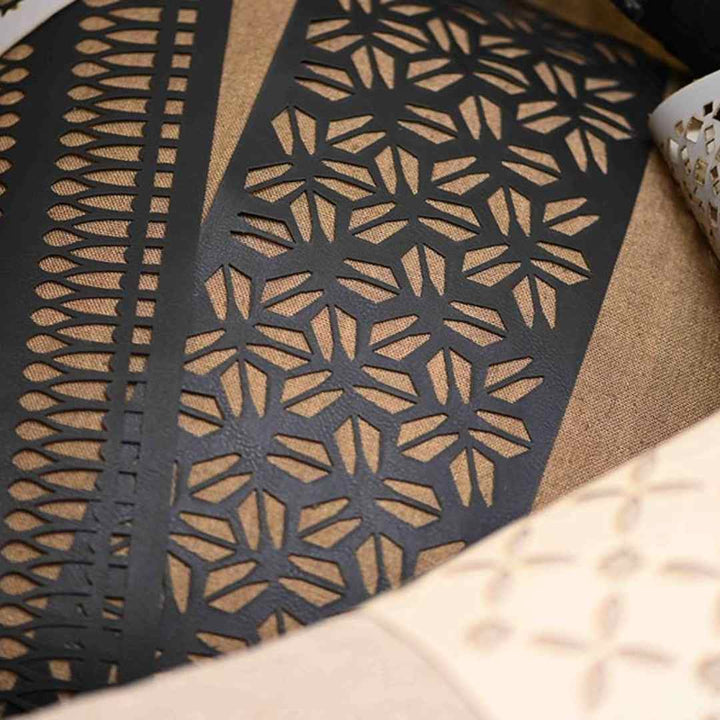 Custom Laser Cutting on Leather - Karyan Art | كاريان أرت 