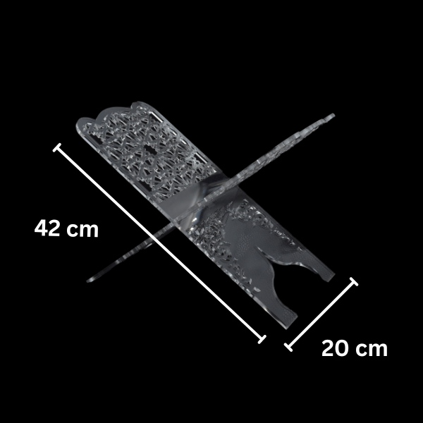 Acrylic Quran Folding Stand-2 - Karyan Art | كاريان أرت 
