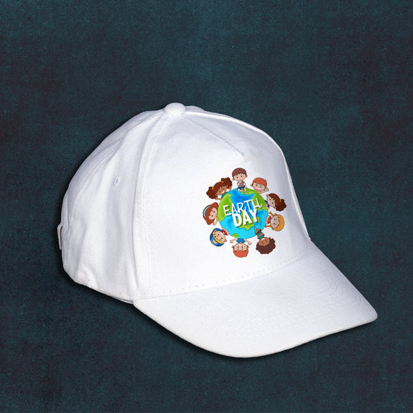 Earth Day - Greener Planet Printed Cap - Karyan Art | كاريان أرت 