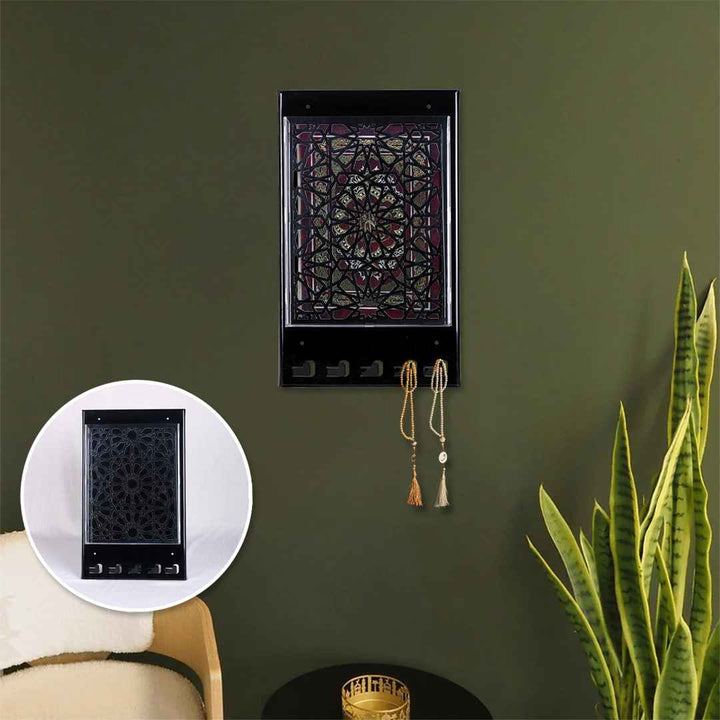 Custom Acrylic Wall Mounted Tasbeeh and Quran Holder - Karyan Art | كاريان أرت 