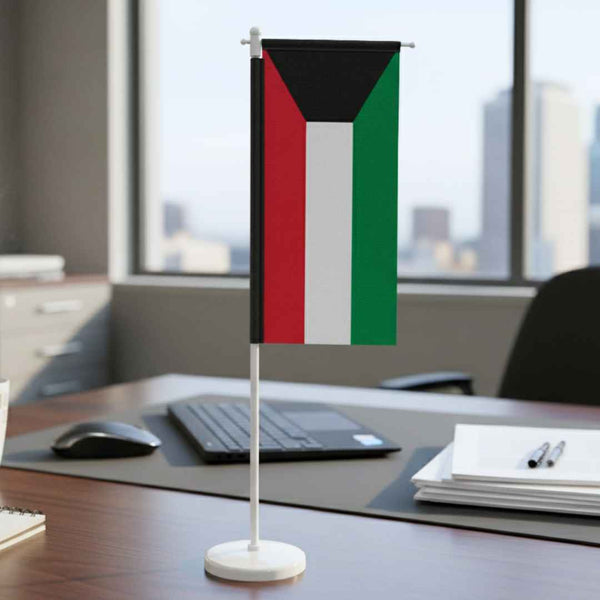 Table Flag with Plastic Stand