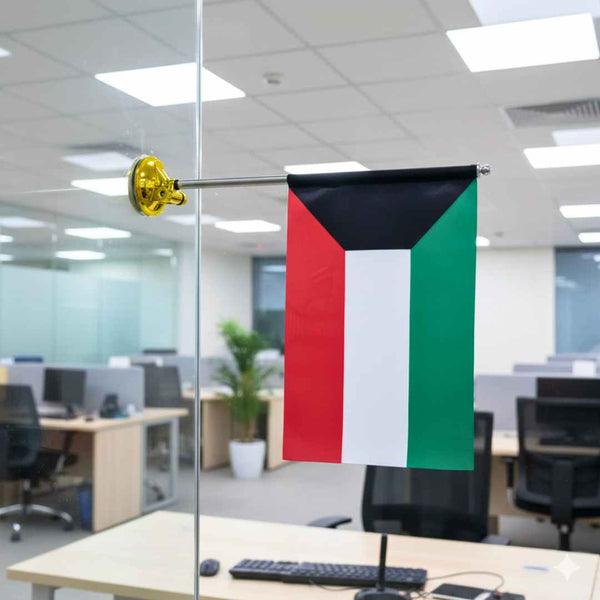 علم مخصص مع كوب شفط