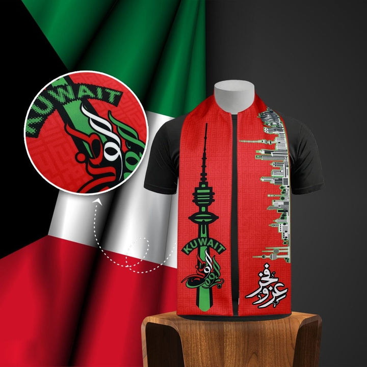 Custom Printed Scarfs for all GCC National Days - Karyan Art | كاريان أرت 