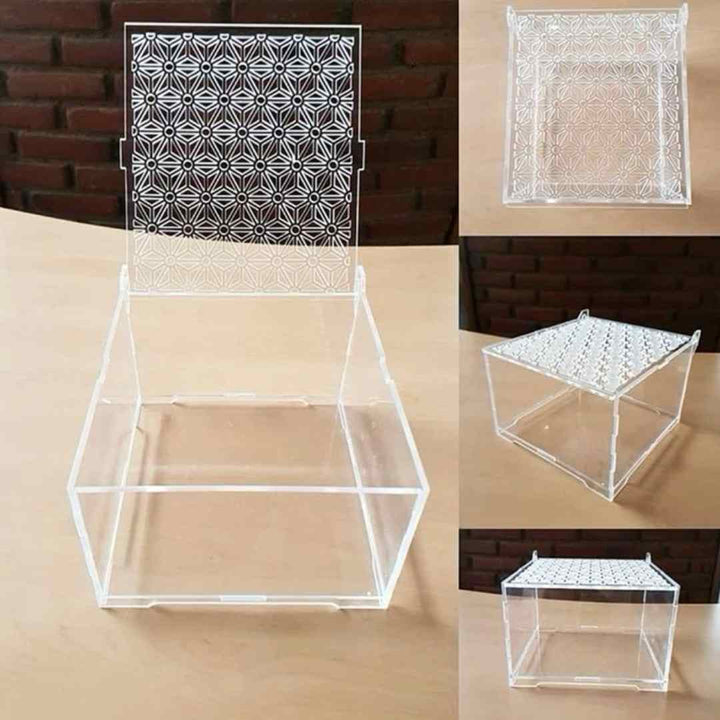 Custom Acrylic Boxes With Laser Cut - Karyan Art | كاريان أرت 