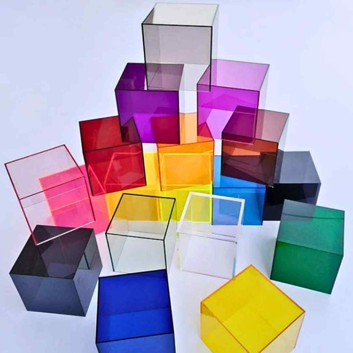 Custom Colourful Acrylic Boxes - Karyan Art | كاريان أرت 