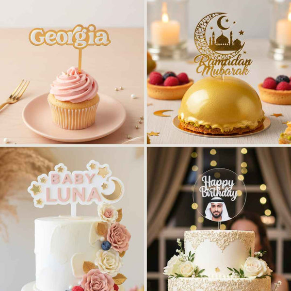 Custom Acrylic Topper for Cake