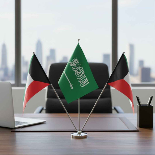 Personalized Table flag - 3 in 1 flags stand