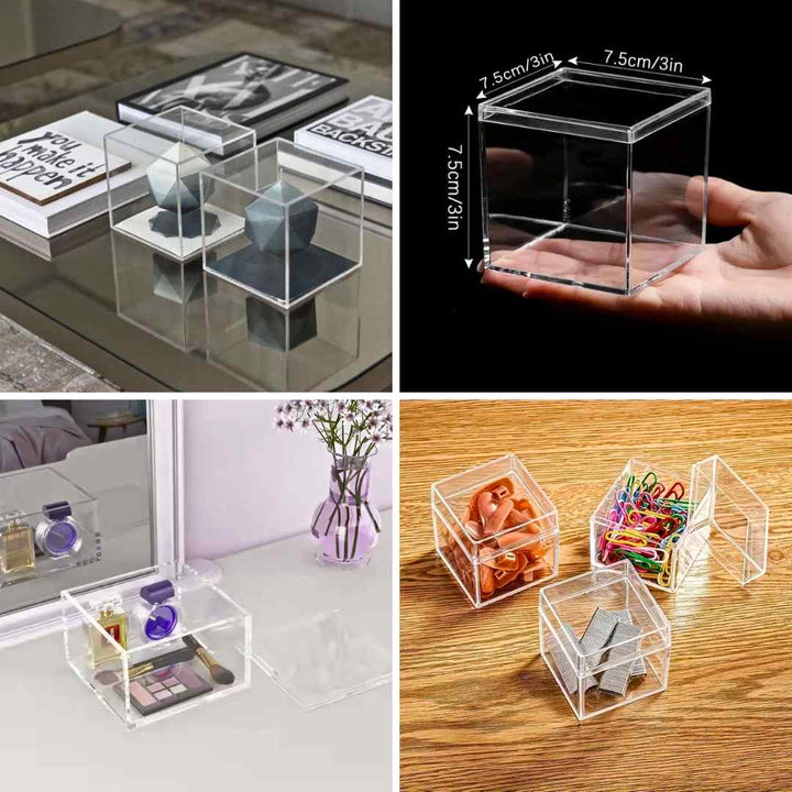 Custom Transparent Acrylic Boxes - Karyan Art | كاريان أرت 