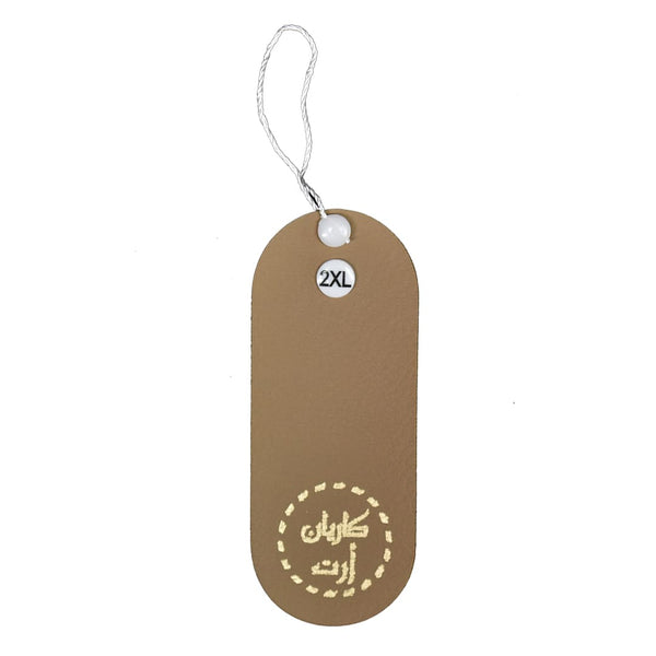 Hanging Tags Leather with Button Size Design-7