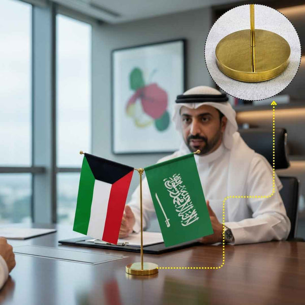 Y-shaped Table Flag - Dual Desk flag