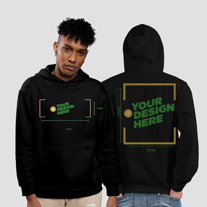 Customize Hoodie- Front and back print - Karyan Art | كاريان أرت 