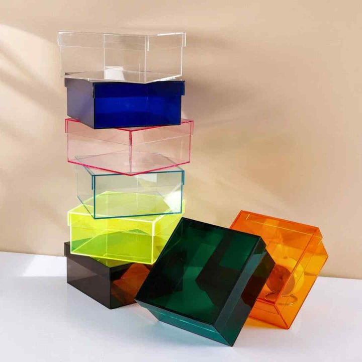 Custom Colourful Acrylic Boxes - Karyan Art | كاريان أرت 