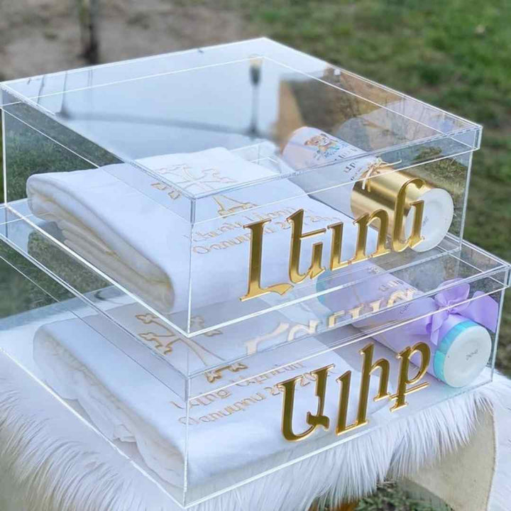 Custom Acrylic Boxes With Laser Cut - Karyan Art | كاريان أرت 