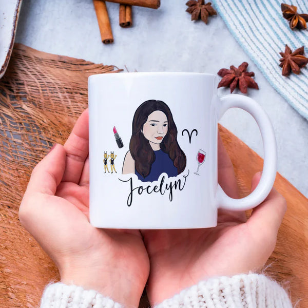 Customized Printed Mug Right Side - Karyan Art | كاريان أرت 