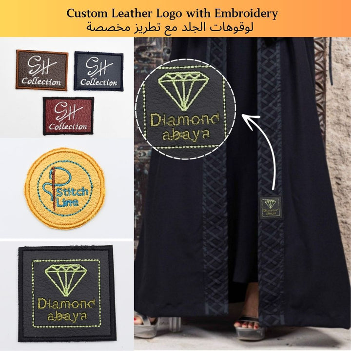 Custom Embroidery on Leather - Best Embroidery Services on Leather - Karyan Art | كاريان أرت 