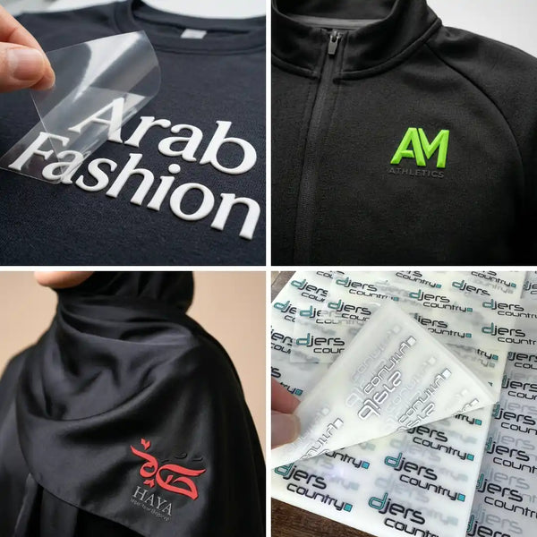 3d Embossed Heat Transfer Sticker Labels