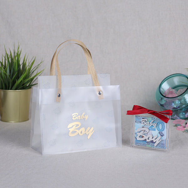 Acrylic Baby Boy Gift Box - Karyan Art | كاريان أرت 