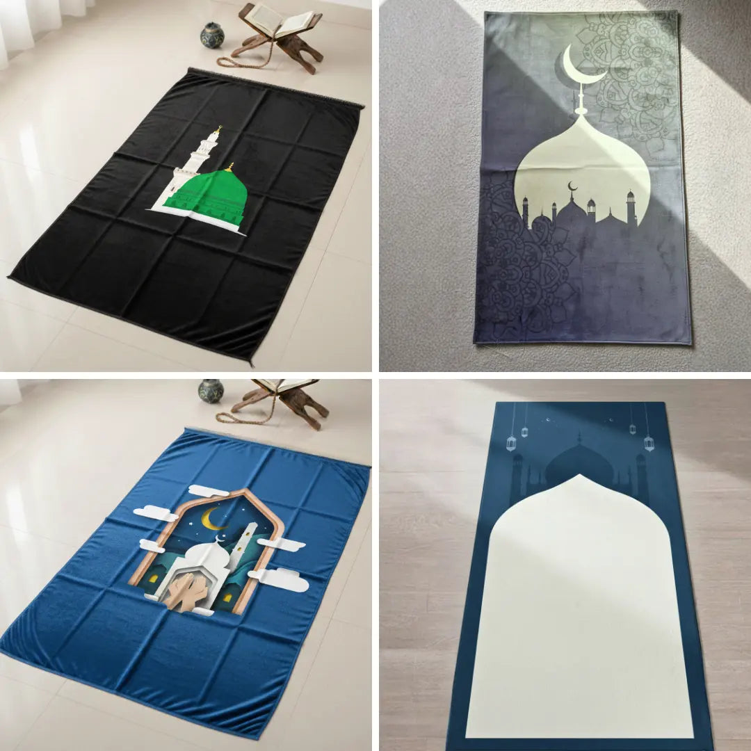 Custom Prayer Rugs Custom Printed Prayer Mat - Prayer Rug – Karyan Art | كاريان أرت